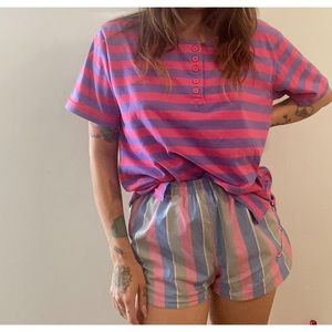 90s striped tee 🍬